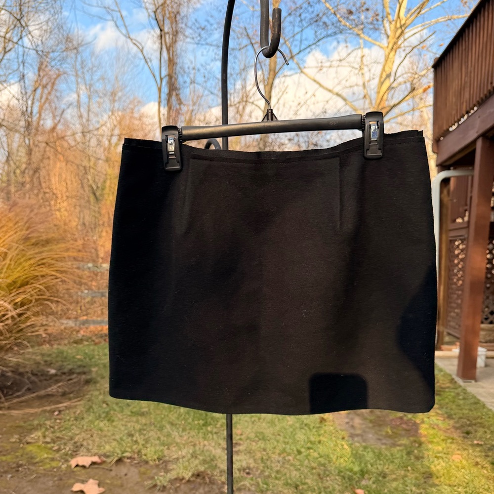 J.Crew Black Wool Mini Skirt - Picture 2 of 6